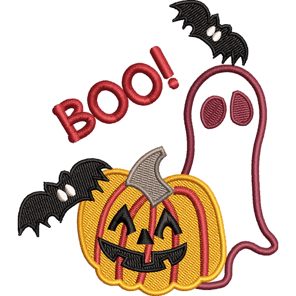 Halloween Embroidery Design